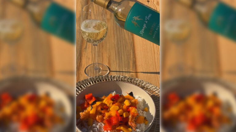 Exotic Coconut Shrimp Bowls w/ Menage a Trois